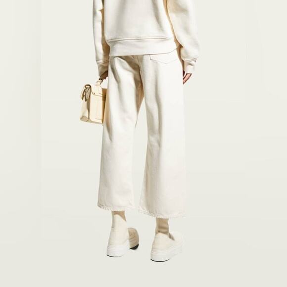 Citizens of Humanity Gaucho Vintage Wide Leg in Marzipan Cream Size 32. - Picture 2 of 16